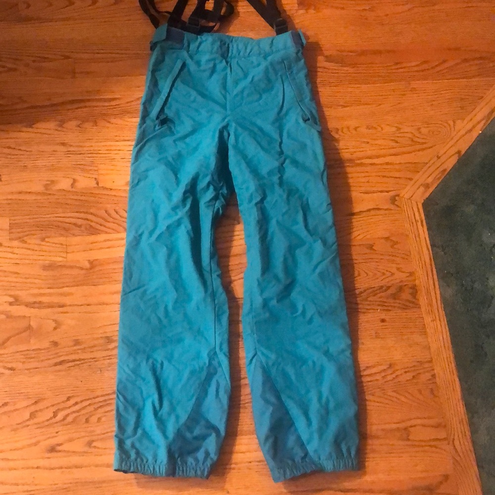 Patagonia Teal Snow Pants/Bib